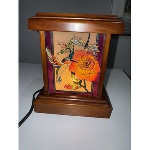 Wood Box Nightlight Nativity by AMIA Hummingbird Flower‎